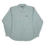 WRANGLER Mens Shirt Green Long Sleeve XL
