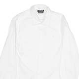 REPLAY Regular Fit Mens Plain Shirt White Long Sleeve M