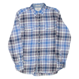 NAUTICA Mens Shirt Blue Check Long Sleeve L