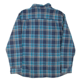 LEE Mens Shirt Blue Check Long Sleeve XL