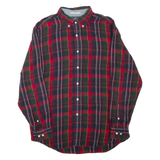 NAUTICA Mens Shirt Red Check Long Sleeve L
