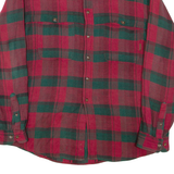 TIMBERLAND Mens Shirt Red Check Long Sleeve XL