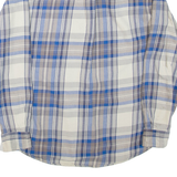 TOMMY HILFIGER Mens Shirt Blue Check Long Sleeve L