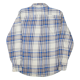 TOMMY HILFIGER Mens Shirt Blue Check Long Sleeve L