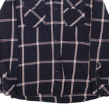 PACIFIC TRAIL Mens Shirt Blue Check Long Sleeve XL