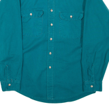 FIVE BROTHER Tall Mens Plain Shirt Blue Long Sleeve L