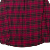 JACHS Mens Shirt Red Check Long Sleeve 2XL