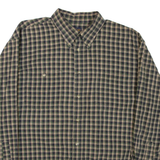 WOOLRICH Mens Shirt Green Check Long Sleeve L