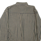 WOOLRICH Mens Shirt Green Check Long Sleeve L