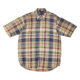 NAUTICA Mens Shirt Beige Check L