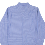 TOMMY HILFIGER Mens Shirt Blue Striped Long Sleeve XL