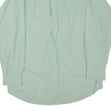 CHAPS RALPH LAUREN Mens Plain Shirt Green Long Sleeve L