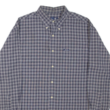 CHAPS RALPH LAUREN Mens Shirt Blue Check Long Sleeve L