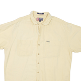 CHAPS RALPH LAUREN Mens Plain Shirt Yellow L