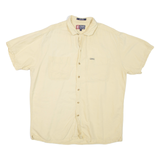 CHAPS RALPH LAUREN Mens Plain Shirt Yellow L