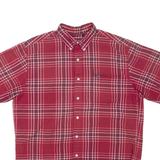 CHAPS RALPH LAUREN Mens Shirt Red Check L