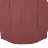 CHAPS RALPH LAUREN Mens Plain Shirt Maroon Long Sleeve XL