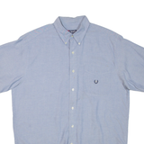 CHAPS RALPH LAUREN Mens Plain Shirt Blue M