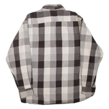 FIELD & STREAM Mens Shirt Grey Check Long Sleeve L