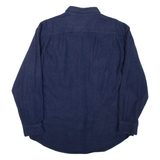 ST.JOHN'S BAY Mens Plain Shirt Blue Long Sleeve XL