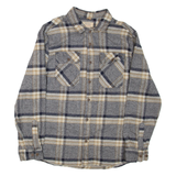 BOSTON TRADERS Mens Shirt Grey Check Long Sleeve XL