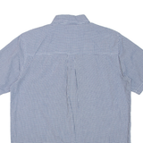 CHAPS Mens Shirt Blue Gingham L