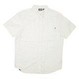 VANS Mens Plain Shirt White M