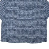 CARIBBEAN Mens Shirt Blue Geometric XL