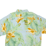 HIGH SURF Mens Hawaiian Shirt Blue Floral 2XL