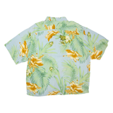 HIGH SURF Mens Hawaiian Shirt Blue Floral 2XL