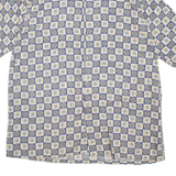 PIERRE CARDIN Mens Shirt Blue Spotted L
