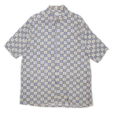 PIERRE CARDIN Mens Shirt Blue Spotted L