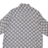 PIERRE CARDIN Mens Shirt Blue Spotted L