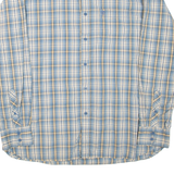 TIMBERLAND Mens Shirt Blue Check Long Sleeve XL