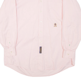 TOMMY HILFIGER Mens Plain Shirt Pink Long Sleeve XL