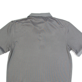 DUNLOP Mens Polo Shirt Grey Striped L