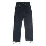 LEVI'S 501 Jeans Mens Black Regular Straight W26 L28