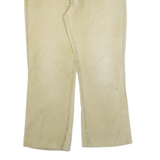 POLO RALPH LAUREN Mens Corduroy Trousers Cream Regular Straight W36 L27