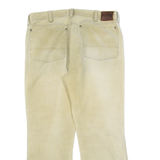 POLO RALPH LAUREN Mens Corduroy Trousers Cream Regular Straight W36 L27