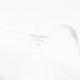 PHASE EIGHT PATSY SEDDON 3/4 Length Womens Trousers White Straight Linen W32 L21