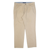 TOMMY HILFIGER Chino Mens Trousers Beige Regular Straight W34 L30