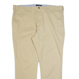 TOMMY HILFIGER Chino Mens Trousers Beige Slim Straight W40 L30
