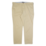 TOMMY HILFIGER Chino Mens Trousers Beige Slim Straight W40 L30