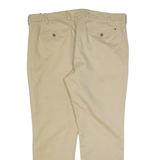 TOMMY HILFIGER Chino Mens Trousers Beige Slim Straight W40 L30