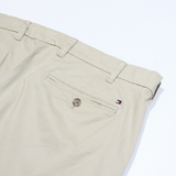 TOMMY HILFIGER Chino Mens Trousers Beige Slim Straight W40 L30