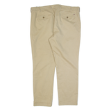 TOMMY HILFIGER Chino Mens Trousers Beige Slim Straight W40 L30