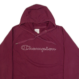 CHAMPION Mens Maroon Hoodie L