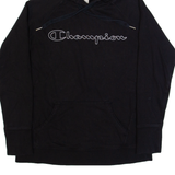 CHAMPION Mens Black Hoodie S