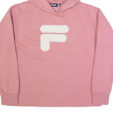 FILA Oversized Womens Pink Hoodie XS