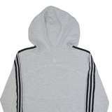 ADIDAS Womens Grey Hoodie UK 16